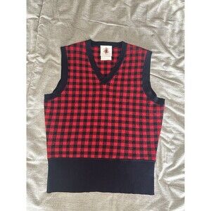 Brooks Brothers Thom Browne Black Fleece Sweater Vest - Size BB2 (Medium)